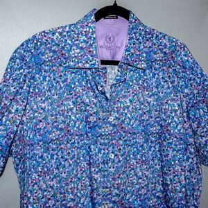 BUGATCHI LONG SLEEVE SHIRT - SIZE LARGE
